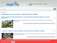 Tablet Screenshot of federciclismomarche.it
